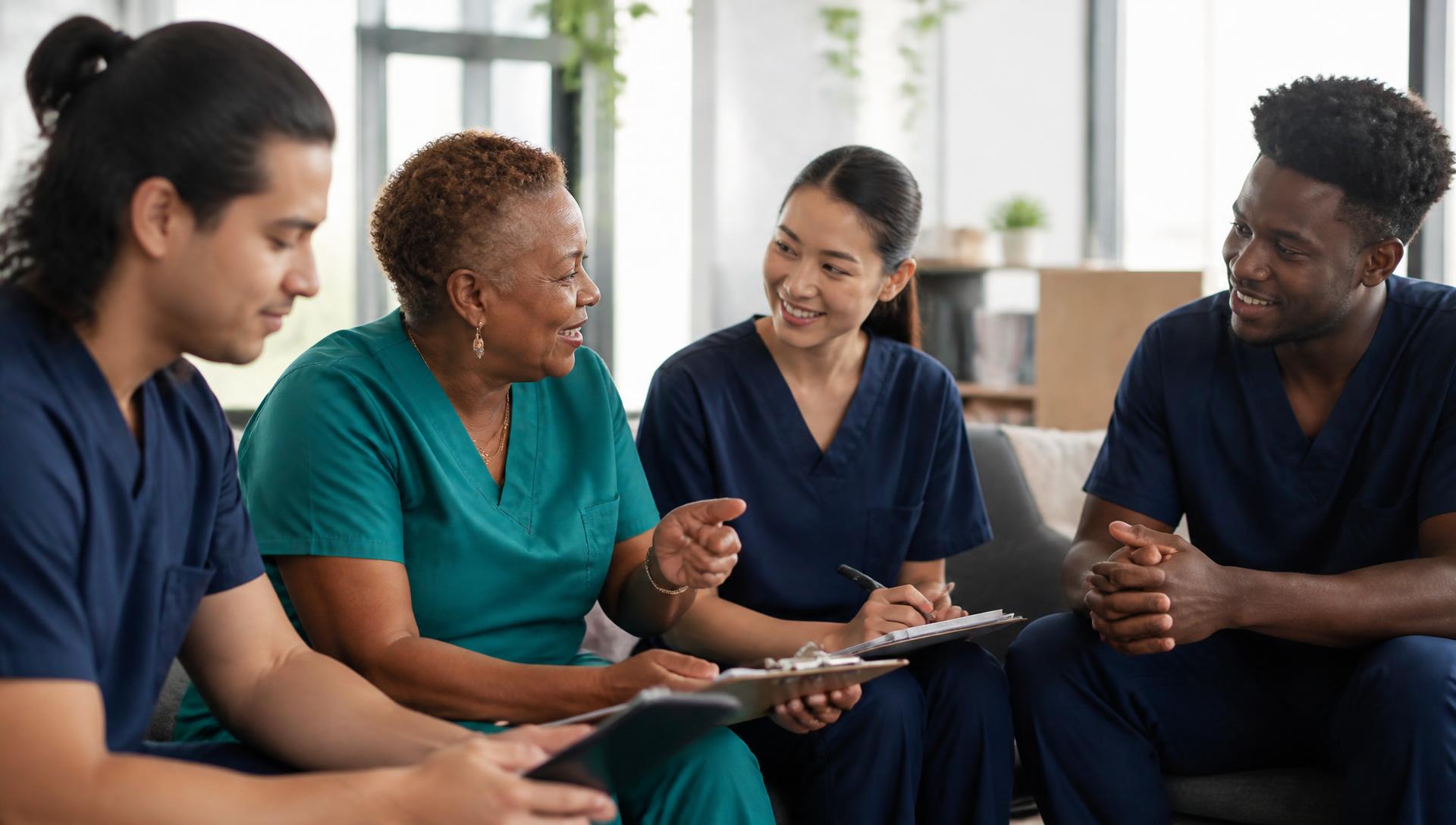 PHC healthcare support professional assisting an individual in a Maryland residential setting